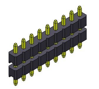 Złącze wtykowe 2,00 mm Jednorzędowe stosy DIP TYP 1 * 2PIN do 1 * 40PIN H = 2,00 MM