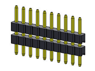 Złącze wtykowe 2,00 mm Jednorzędowe stosy DIP TYP 1 * 2PIN do 1 * 40PIN H = 2,00 MM