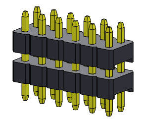 Złącze wtykowe 2,00 mm Dwurzędowy stos DIP TYP 2 * 2PIN do 2 * 40PIN