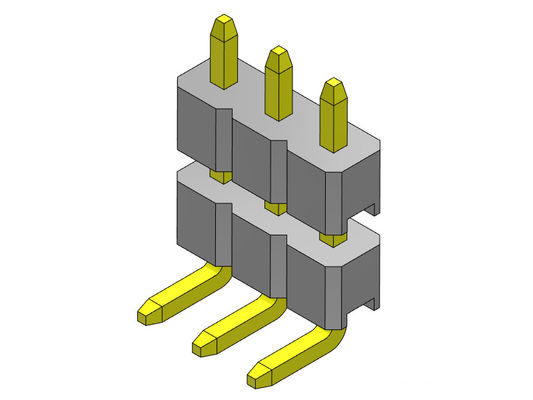 Złącze listwy pinowej 2,00 mm Stos jednorzędowy R / A TYP 1 * 2PIN do 1 * 40PIN H = 2,00 MM