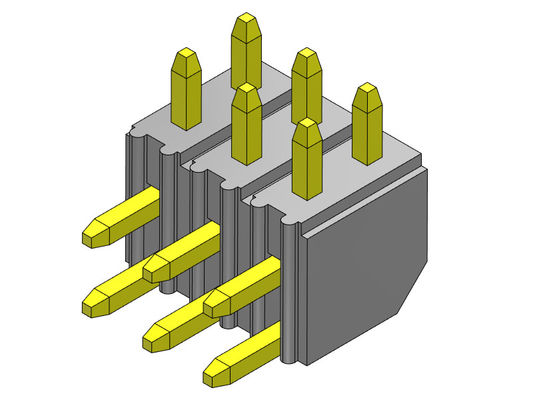 Złącze wtykowe 2,00 mm dwurzędowe R / A proste TYP 2 * 2PIN do 2 * 40PIN H = 4,30 MM