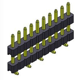 Złącze wtykowe 2,00 mm stos jednorzędowy SMT TYP 1 * 2PIN do 1 * 40PIN