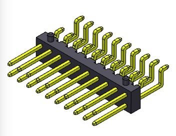 Złącze wtykowe 2,00 mm Dwurzędowe wejście boczne SMT TYP 2 * 3PIN do 2 * 40PIN H = 2,00 MM