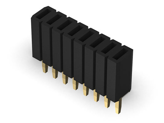 Złącze żeńskie 1,27 mm jednorzędowe proste typu 1 * 2PIN do 1 * 50PIN H = 4,60 mm