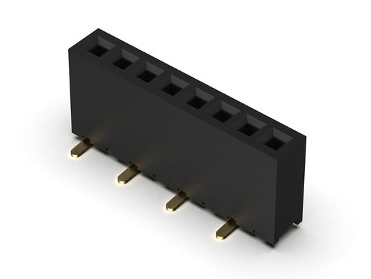 Żeńskie złącze nagłówkowe 1,27 mm jednorzędowe typu SMT 1 * 2PIN do 1 * 40PIN H = 4,30 mm