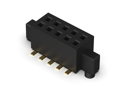 Żeńskie złącze nagłówka 1,27 mm dwurzędowe z wypustkami i kołkami Typ SMT 2 * 4PIN do 2 * 50PIN H = 4,40 mm