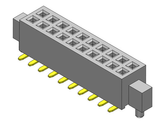 Żeńskie złącze nagłówkowe 1,27 mm Dwurzędowe z kołkami Typ SMT 2 * 3PIN do 2 * 50PIN H = 3,40 mm