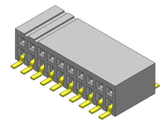 Złącze żeńskie Header 1,27 mm Dwurzędowe wejście Sild SMT Typ 2 * 2PIN do 2 * 40PIN H = 3,45 mm