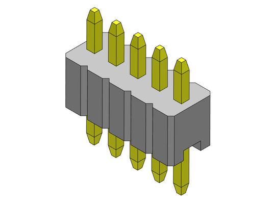 Złącze wtykowe 1,27 mm Serise Jednorzędowe proste typu 1 * 2PIN do 1 * 50PIN SQ0,46 mm