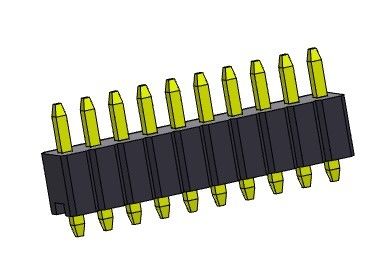 Złącze wtykowe 1,27 mm Serise Jednorzędowe proste typu 1 * 2PIN do 1 * 50PIN SQ0,46 mm