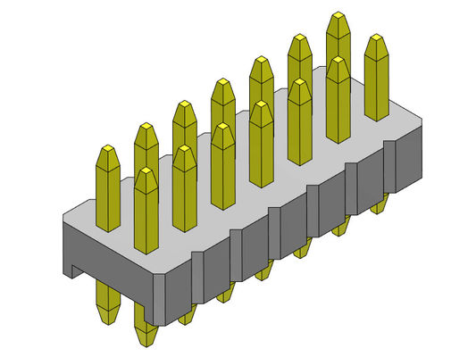 Złącze wtykowe 1,27 mm Serise Dwurzędowy prosty typ 2 * 2PIN do 2 * 50PIN SQ0,40 mm