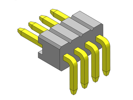 Złącze listwy pinowej 1,27 mm Seria jednorzędowa R/A Typ prosty 1 * 2PIN do 1 * 50PIN SQ0,46 mm