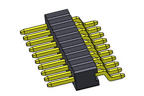 Złącze żeńskie 1,27 mm Pin Uniwersalne złącze pinowe R/A 1 * 3PIN do 1 * 33PIN