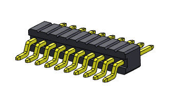 Złącze żeńskie 1,27 mm Pin Uniwersalne złącze pinowe R/A 1 * 3PIN do 1 * 33PIN