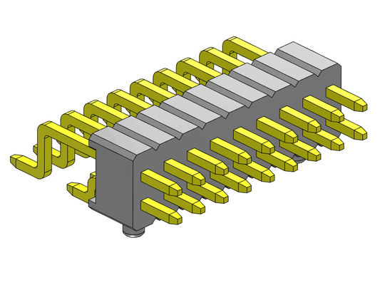 Uniwersalne złącza pinowe 1,27 mm Dwurzędowe R / A 1 * 2PIN do 1 * 33PIN SQ0,40 mm