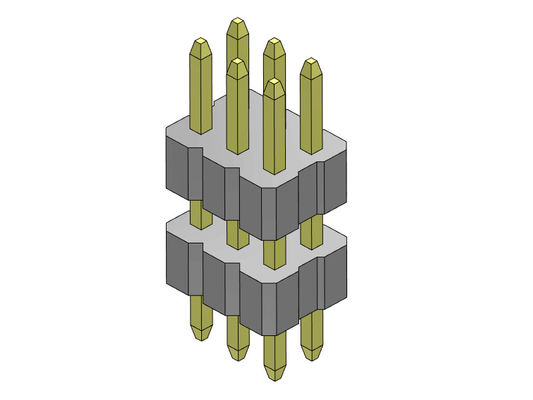 1,00 mm dwurzędowe złącze nagłówka Stos prosty typ 2 * 3PIN do 2 * 40PIN SQ0,30 mm