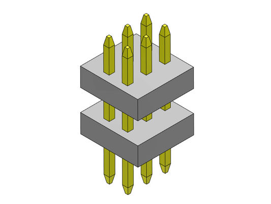 2 * 3PIN do 2 * 40PIN SQ0.30mm Pin Złącze żeńskie Header 1.00mm Stos prosty
