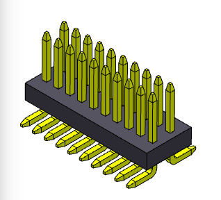 Rozstaw 0,8 * 1,2 mm 2 * 3PIN do 2 * 50PIN Pin Żeńskie złącze nagłówka 0,8 mm Dwurzędowy