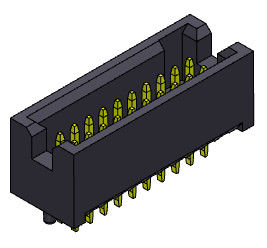 Złącze 1,27 mm Box Header 1,0 AMP do płyty głównej komputera