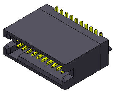 Dwurzędowa głowica skrzynkowa 1,27 mm typu SMT z kołkami 300 V AC/DC