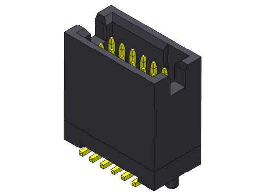 Dwurzędowa głowica skrzynkowa 1,27 mm typu SMT z kołkami 300 V AC/DC