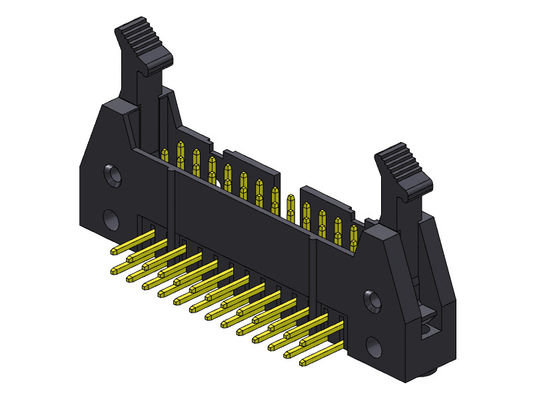 Nagłówek wyrzutnika 2,00 mm Dwurzędowy kąt prosty Nylon9T 10-68Pin