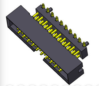 2.00mm Podwyższone złącze SMT Dip Box Header 2 * 4-2 * 25Pin Nylon6T 2AMP