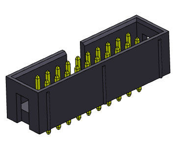 Dwurzędowy prosty dip 2,54 mm Box Header 2 * 3-2 * 32Pin 600 V AC / DC