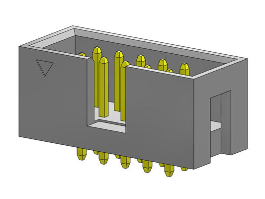 Dwurzędowy prosty dip 2,54 mm Box Header 2 * 3-2 * 32Pin 600 V AC / DC