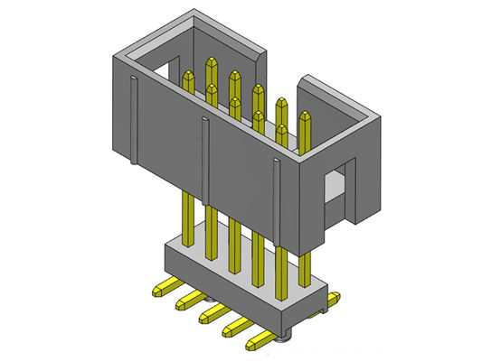 2 * 3-2 * 32-pinowy nagłówek skrzynki 2,54 mm dwurzędowy podniesiony typ zanurzenia SMT