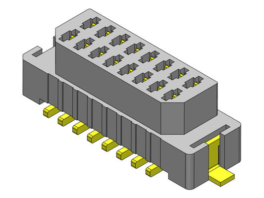 06-30 Pin SMT Płyta do złącza płytki Rozstaw 1,00 mm UL94V0 LCP