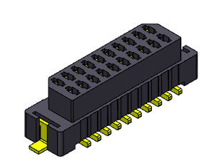 06-30 Pin SMT Płyta do złącza płytki Rozstaw 1,00 mm UL94V0 LCP