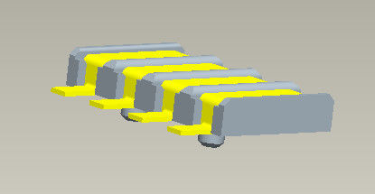 Złącze akumulatora 2,5 mm 60 V typu SMT o rozstawie od 1,2 do 6,5 mm