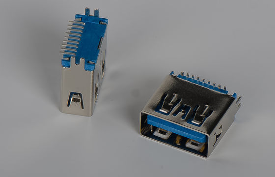 Złącze USB 3.0 A o dużej szybkości 1,0 ampera 11,5 mm w pionie 180 ° Typ SMT
