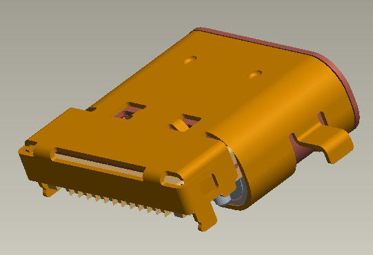 Złącza wejściowe i wyjściowe 8,65 mm USB 3.1 C Type 5 Amp Sinking-Board
