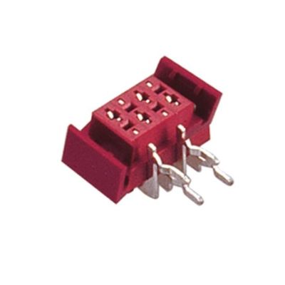 Gniazdo PCB złącze typu zanurzeniowego 1,27 mm * 1,5 mm żeńskie kątowe