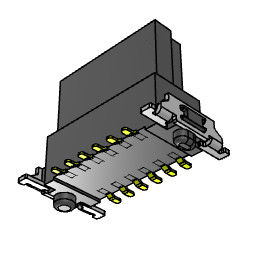Pływające złącza 1,27 mm typu SMT pionowe 180